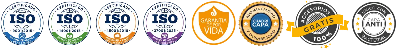 Certificaciones ISO y sellos de calidad Termoplast